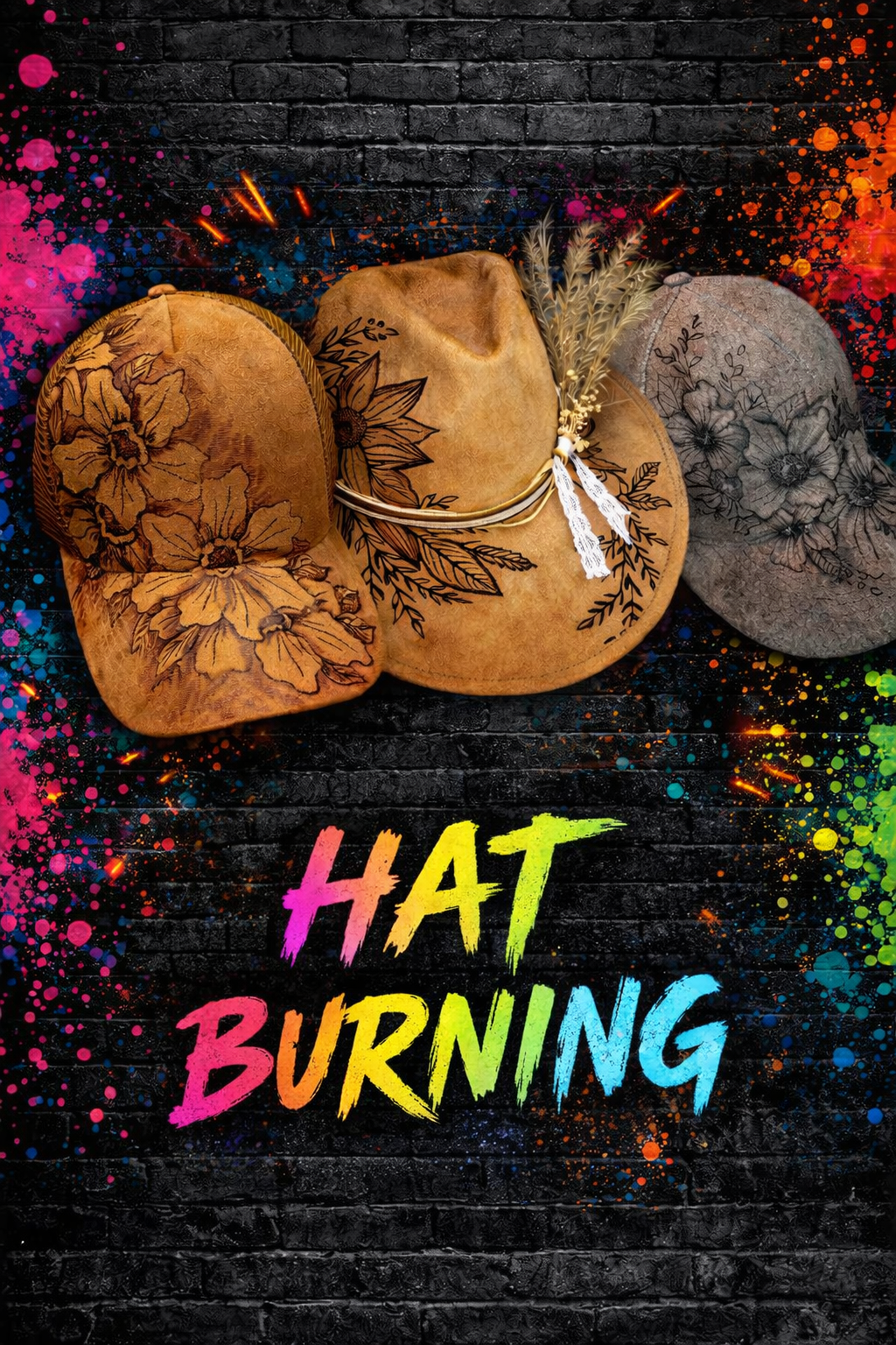 Hat Burning With Angie Pyro Art