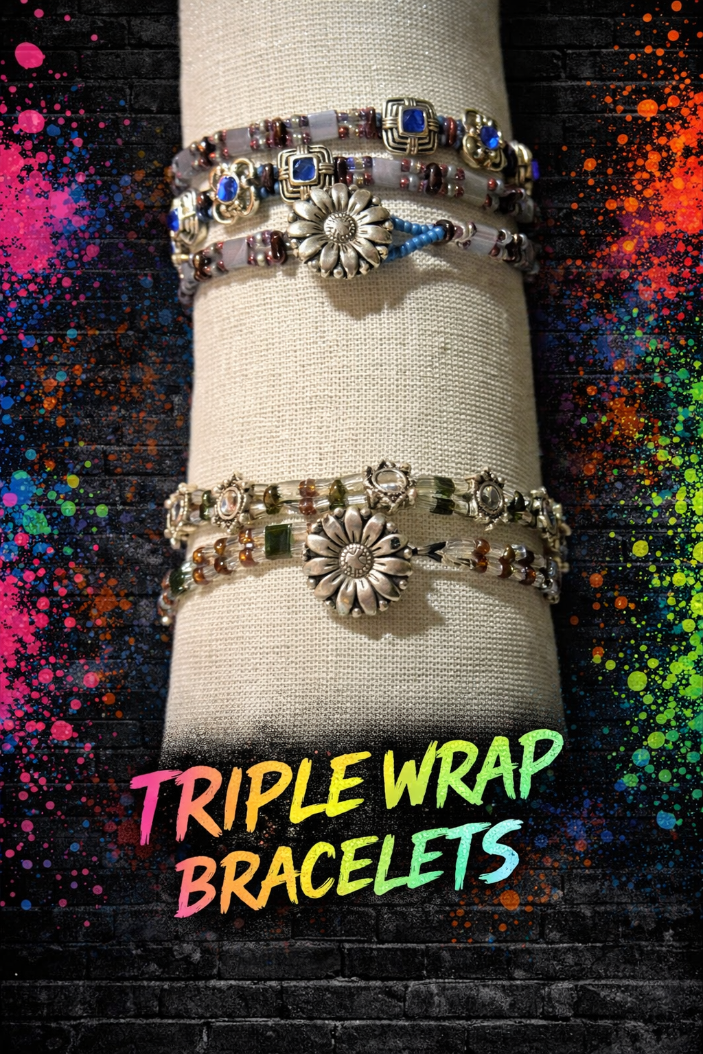 Triple Wrap and Chainmail Bracelets with Artistic Giving Jo