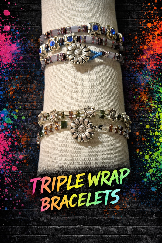 Triple Wrap and Chainmail Bracelets with Artistic Giving Jo