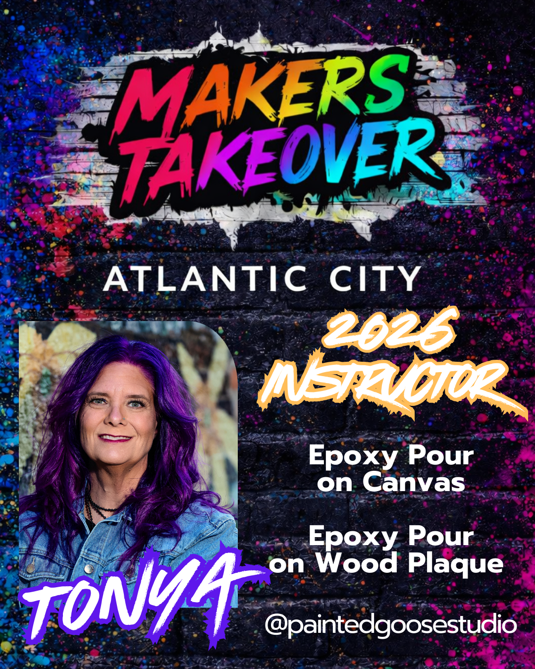 Epoxy Pour Art with Tonya Painted Goose