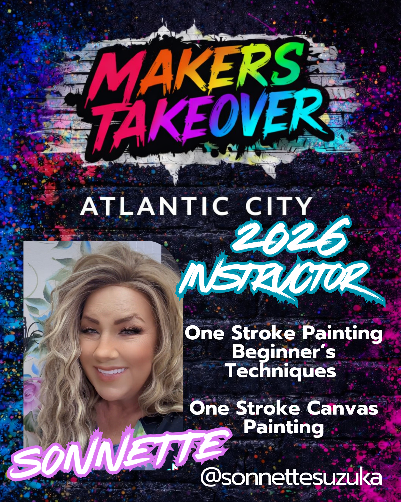 One Stroke Canvas Painting With Sonnette