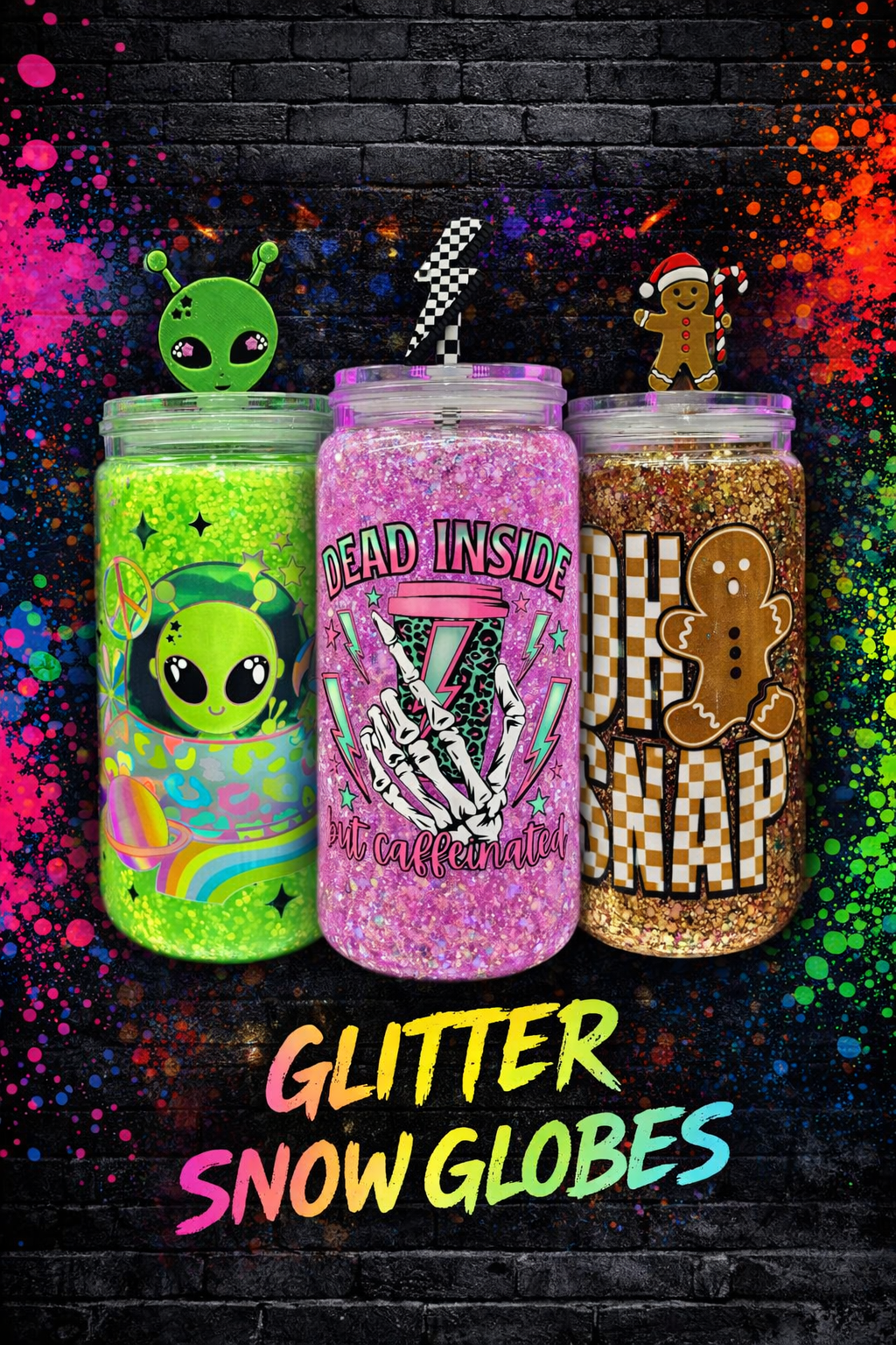 Glitter Snow Globe With Krissy Allen