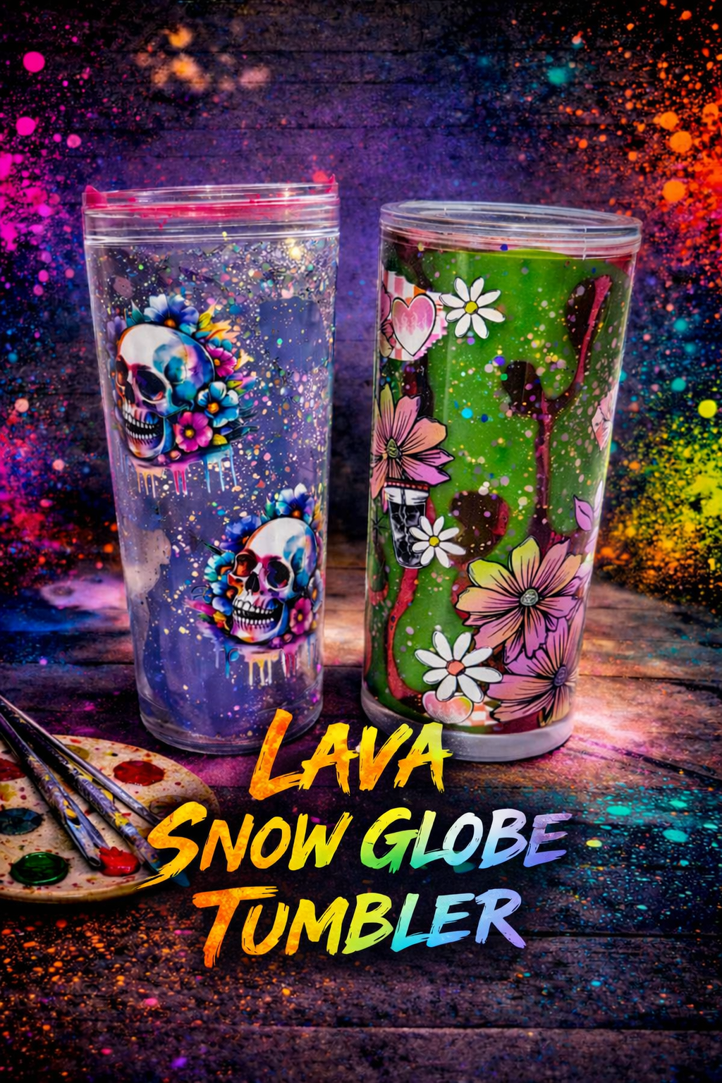Lava Snowglobe with Cristal Hicks