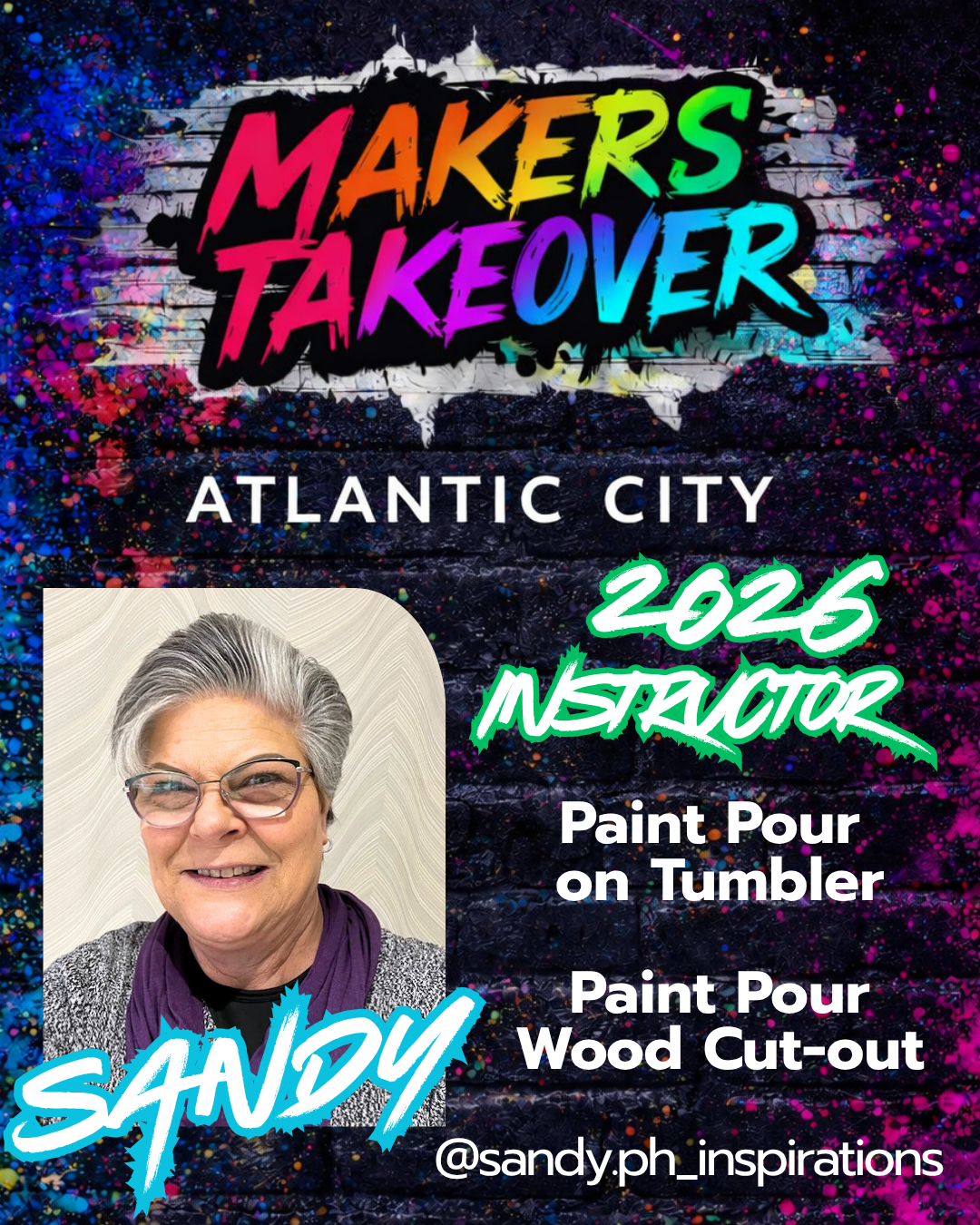 Paint Pouring Tumbler and Canvas With Sandy PH Inspirations