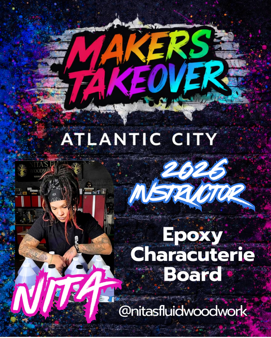 Fluid Epoxy Art. With Nita