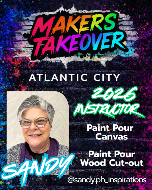 Paint Pouring Tumbler and Canvas With Sandy PH Inspirations