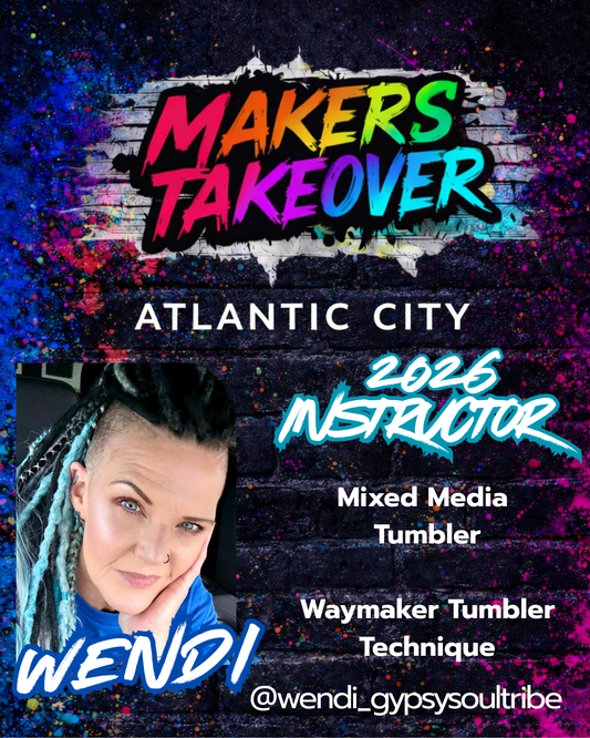 Mixed Media Tumbler With Wendi GST Pt. 1 & 2