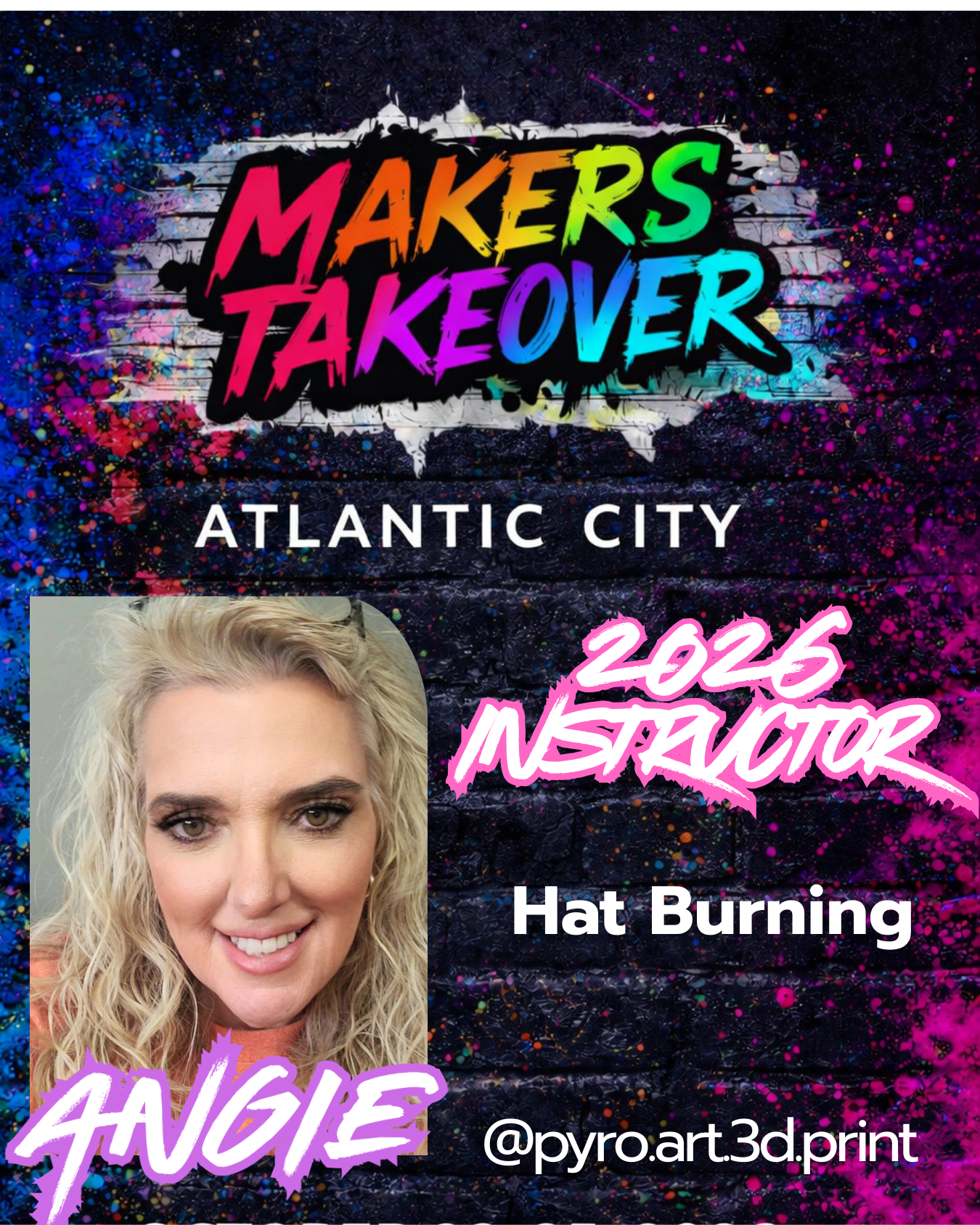 Hat Burning With Angie Pyro Art